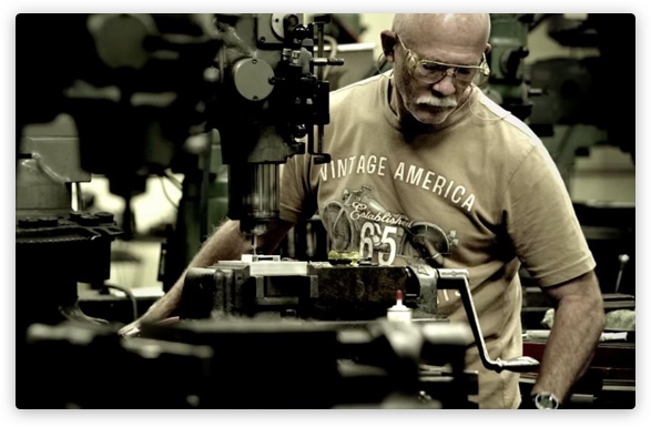 A Heritage of Breakthrough Innovation Man in workshop